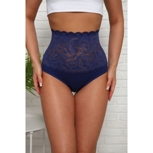 Трусы женские №64910 хлопок стрейч (р-ры: 54-58) синий Трусы женские №64910 хлопок стрейч (р-ры: 54-58) синий