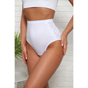 Трусы женские №64908 хлопок стрейч (р-ры: 60-64) белый