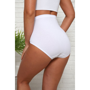 Трусы женские №64908 хлопок стрейч (р-ры: 60-64) белый