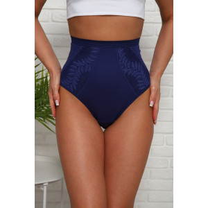 Трусы женские №64907 хлопок стрейч (р-ры: 60-64) синий