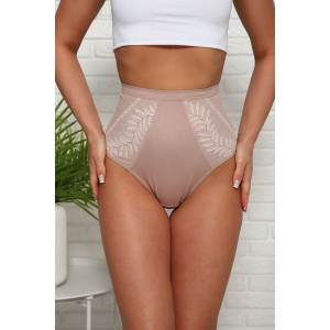 Трусы женские №64907 хлопок стрейч (р-ры: 60-64) бежевый