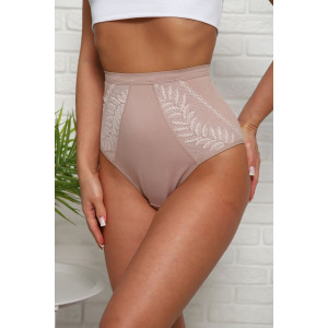 Трусы женские №64907 хлопок стрейч (р-ры: 60-64) бежевый