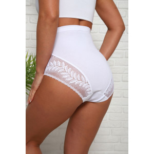 Трусы женские №64907 хлопок стрейч (р-ры: 60-64) белый Трусы женские №64907 хлопок стрейч (р-ры: 60-64) белый