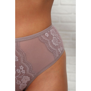 Трусы женские №64906 хлопок стрейч (р-ры: 46-50) кофе