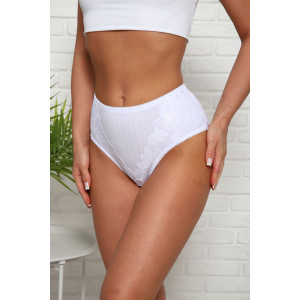 Трусы женские №64905 хлопок стрейч (р-ры: 46-50) белый Трусы женские №64905 хлопок стрейч (р-ры: 46-50) белый