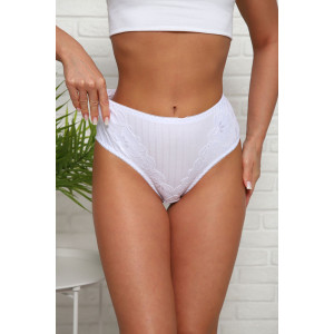 Трусы женские №64905 хлопок стрейч (р-ры: 46-50) белый Трусы женские №64905 хлопок стрейч (р-ры: 46-50) белый