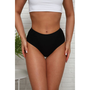Трусы женские №64905 хлопок стрейч (р-ры: 46-50) черный