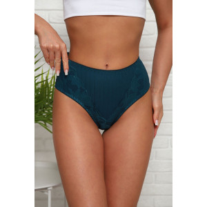 Трусы женские №64905 хлопок стрейч (р-ры: 46-50) изумруд