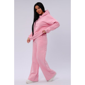 Костюм двойка женский "Винтаж" футер 3-х нитка с начесом (р-ры: 42-52) розовый