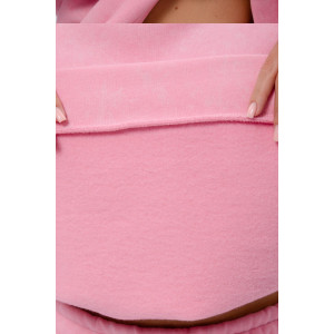 Костюм двойка женский "Винтаж" футер 3-х нитка с начесом (р-ры: 42-52) розовый