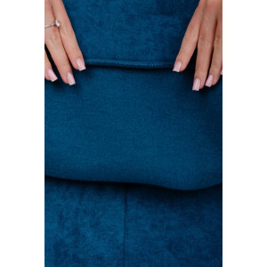 Костюм двойка женский "Винтаж" футер 3-х нитка с начесом (р-ры: 42-52) индиго