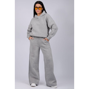Костюм двойка женский "Винтаж" футер 3-х нитка с начесом (р-ры: 42-52) серый Костюм двойка женский "Винтаж" футер 3-х нитка с начесом (р-ры: 42-52) серый