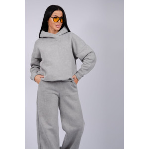 Костюм двойка женский "Винтаж" футер 3-х нитка с начесом (р-ры: 42-52) серый Костюм двойка женский "Винтаж" футер 3-х нитка с начесом (р-ры: 42-52) серый