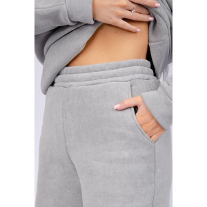 Костюм двойка женский "Винтаж" футер 3-х нитка с начесом (р-ры: 42-52) серый Костюм двойка женский "Винтаж" футер 3-х нитка с начесом (р-ры: 42-52) серый