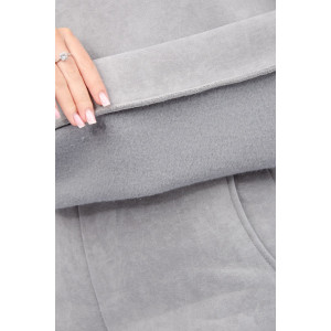 Костюм двойка женский "Винтаж" футер 3-х нитка с начесом (р-ры: 42-52) серый Костюм двойка женский "Винтаж" футер 3-х нитка с начесом (р-ры: 42-52) серый