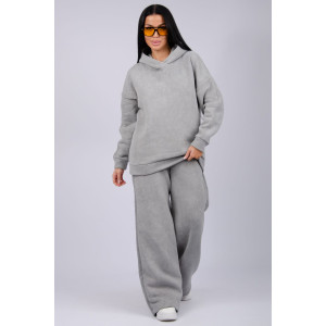 Костюм двойка женский "Винтаж" футер 3-х нитка с начесом (р-ры: 42-52) серый Костюм двойка женский "Винтаж" футер 3-х нитка с начесом (р-ры: 42-52) серый
