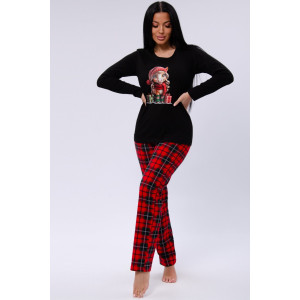 Пижама женская "Рада" кулирка (р-ры: 44-52) Пижама женская "Рада" кулирка (р-ры: 44-52)