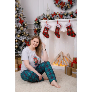 Пижама женская "Маруся 2" (брюки) кулирка (р-ры: 44-54) Пижама женская "Маруся 2" (брюки) кулирка (р-ры: 44-54)