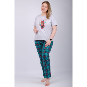 Пижама женская "Маруся 2" (брюки) кулирка (р-ры: 44-54) Пижама женская "Маруся 2" (брюки) кулирка (р-ры: 44-54)