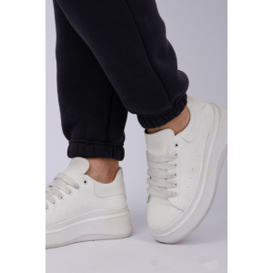 Джоггеры женские "Мистерия 10" футер 3-х нитка с начесом (р-ры: 44-54) графит Джоггеры женские "Мистерия 10" футер 3-х нитка с начесом (р-ры: 44-54) графит