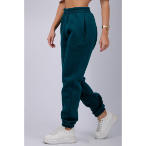 Джоггеры женские "Мистерия 12" футер 3-х нитка с начесом (р-ры: 44-54) мурена