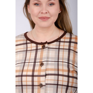 Пижама женская "Талисман" футер 2-х нитка с начёсом (р-ры: 52-62) бежевый Пижама женская "Талисман" футер 2-х нитка с начёсом (р-ры: 52-62) бежевый