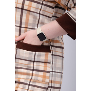 Пижама женская "Талисман" футер 2-х нитка с начёсом (р-ры: 52-62) бежевый Пижама женская "Талисман" футер 2-х нитка с начёсом (р-ры: 52-62) бежевый