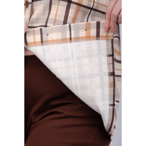 Пижама женская "Талисман" футер 2-х нитка с начёсом (р-ры: 52-62) бежевый Пижама женская "Талисман" футер 2-х нитка с начёсом (р-ры: 52-62) бежевый