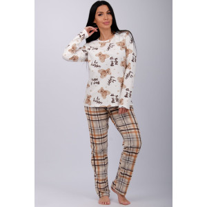 Пижама женская "Гамми" футер 2-х нитка с начёсом (р-ры: 42-56) Пижама женская "Гамми" футер 2-х нитка с начёсом (р-ры: 42-56)