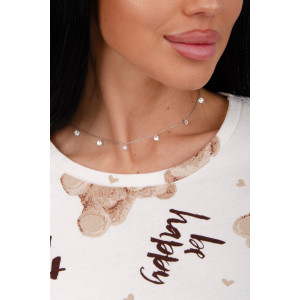 Пижама женская "Гамми" футер 2-х нитка с начёсом (р-ры: 42-56) Пижама женская "Гамми" футер 2-х нитка с начёсом (р-ры: 42-56)