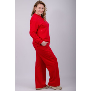 Костюм двойка женский "Шайн" футер 3-х нитка петля (р-ры: 52-62)