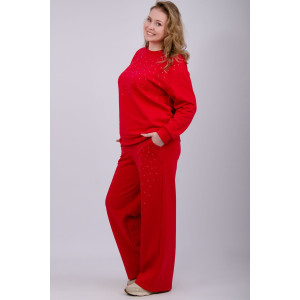 Костюм двойка женский "Шайн" футер 3-х нитка петля (р-ры: 52-62)