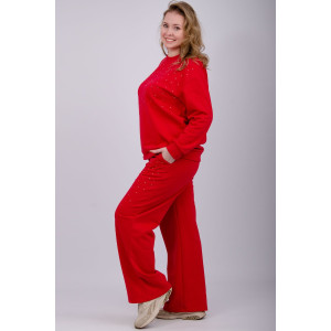 Костюм двойка женский "Шайн" футер 3-х нитка петля (р-ры: 52-62)