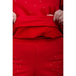 Костюм двойка женский "Шайн" футер 3-х нитка петля (р-ры: 52-62)