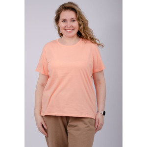 Футболка женская "Карусель 6" кулирка (р-ры: 50-60) оранжевый Футболка женская "Карусель 6" кулирка (р-ры: 50-60) оранжевый