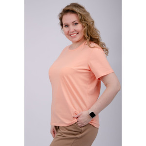 Футболка женская "Карусель 6" кулирка (р-ры: 50-60) оранжевый Футболка женская "Карусель 6" кулирка (р-ры: 50-60) оранжевый