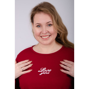 Пижама женская "Симпатия" футер 2-х нитка с начёсом (р-ры: 52-60)