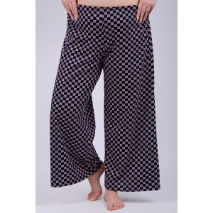 Брюки женские БЖ-26 кулирка (р-ры: 50-60) орнамент