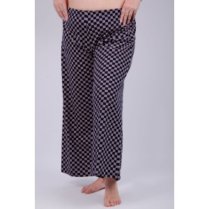 Брюки женские БЖ-26 кулирка (р-ры: 50-60) орнамент