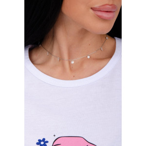 Пижама женская "Кошечка" кулирка (р-ры: 44-52) Пижама женская "Кошечка" кулирка (р-ры: 44-52)