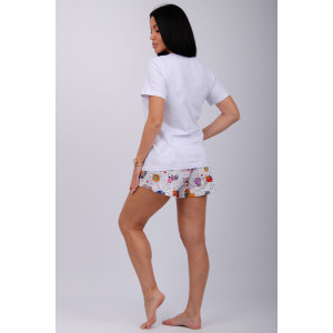 Пижама женская "Кошечка" кулирка (р-ры: 44-52) Пижама женская "Кошечка" кулирка (р-ры: 44-52)