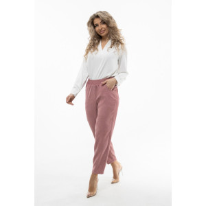 Брюки женские 1440/18 вельвет (р-ры: 44-56) розовый-2 Брюки женские 1440/18 вельвет (р-ры: 44-56) розовый-2