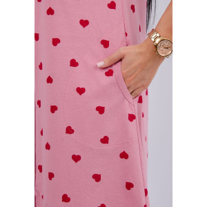 Халат женский "Красотка 10" кулирка (р-ры: 42-52) валентинка