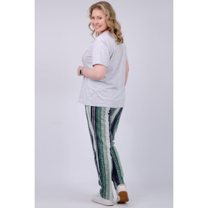 Костюм двойка женский "Город 2" (брюки) кулирка (р-ры: 50-60)