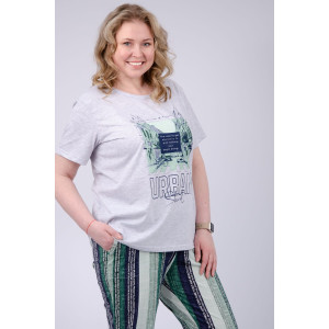 Костюм двойка женский "Город 2" (брюки) кулирка (р-ры: 50-60)