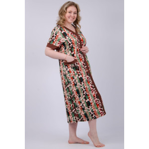 Халат женский "Вионье" кулирка (р-ры: 50-60)
