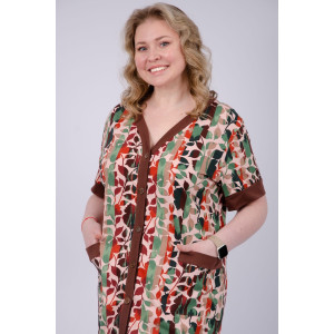 Халат женский "Вионье" кулирка (р-ры: 50-60)