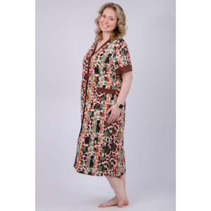 Халат женский "Вионье" кулирка (р-ры: 50-60)