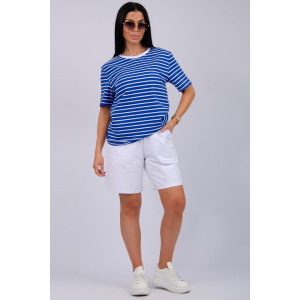 Костюм двойка женский "Океан 2" кулирка-футер (р-ры: 46-60) василек