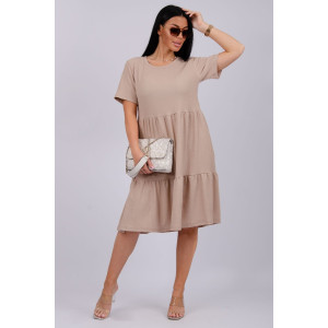 Платье женское "Эскада 6" жатка (р-ры: 46-60) бежевый